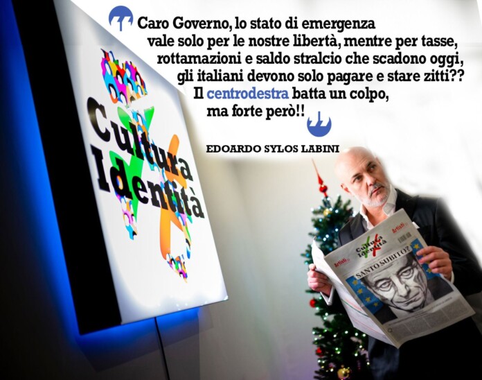 Il centrodestra di governo ribalti subito il tavolo sul fisco!