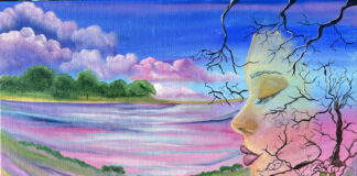 Susanna Dore: l’Anima Mundi messa su tela "Origine", olio su tela