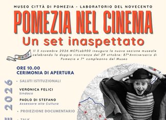 Pomezia nel Cinema: il Museo Laboratorio del Novecento inaugura la sua sesta sezione